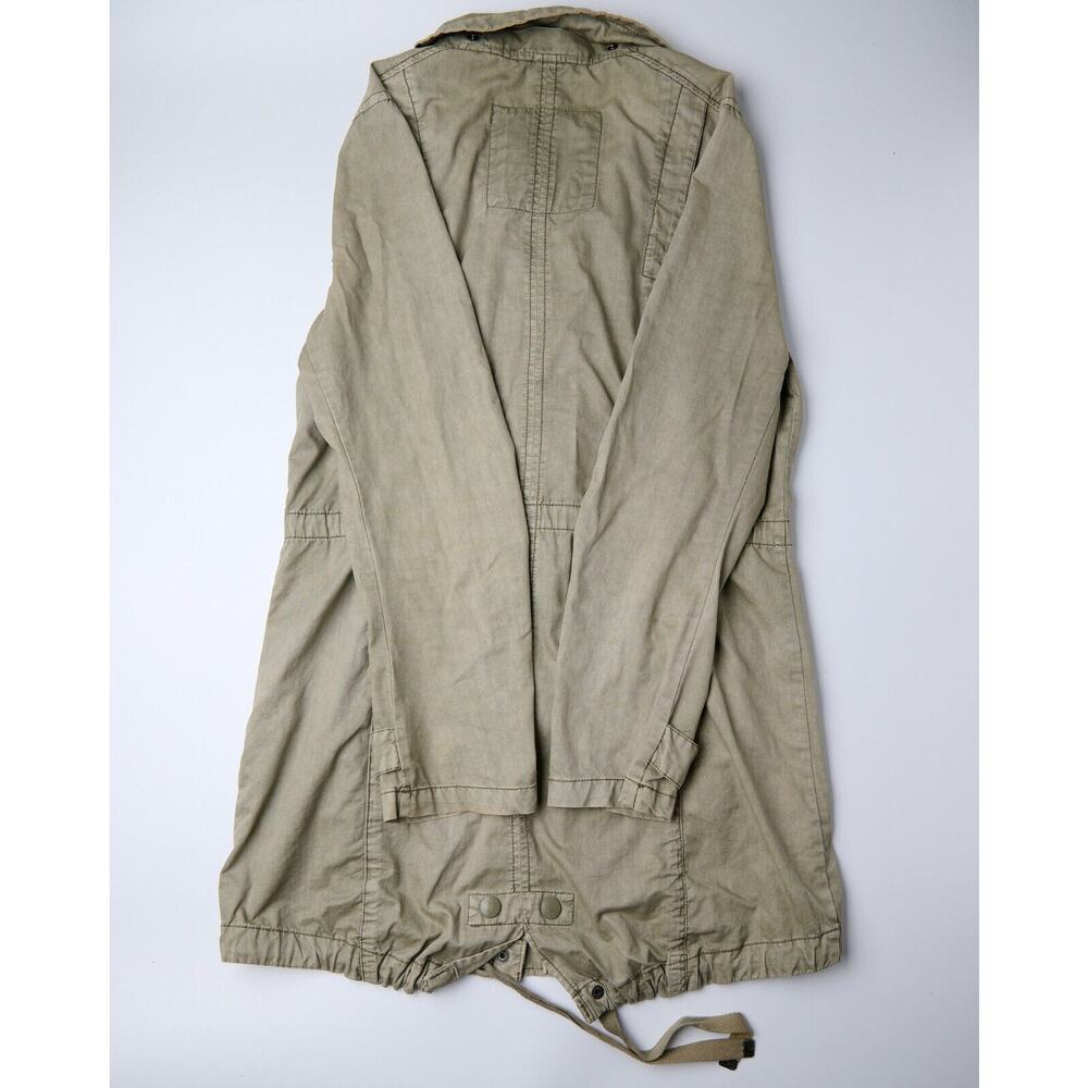 Garage Women’s Jacket Small Olive Green Utility Military Style‎ Full Zip Pockets - Picture 10 of 12